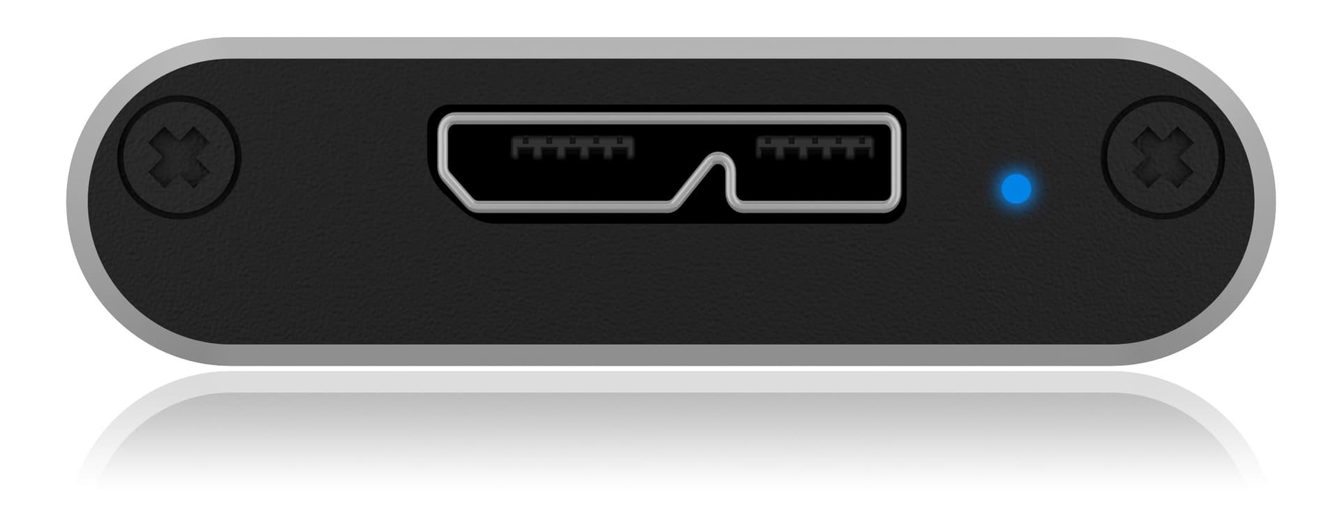 RACK extern Icy Box, pt. SSD, 1 x M.2 SSD la USB 3.0, 22x 42/ 60/ 80 mm, aluminiu, negru, "IB-183M2" — miniatură