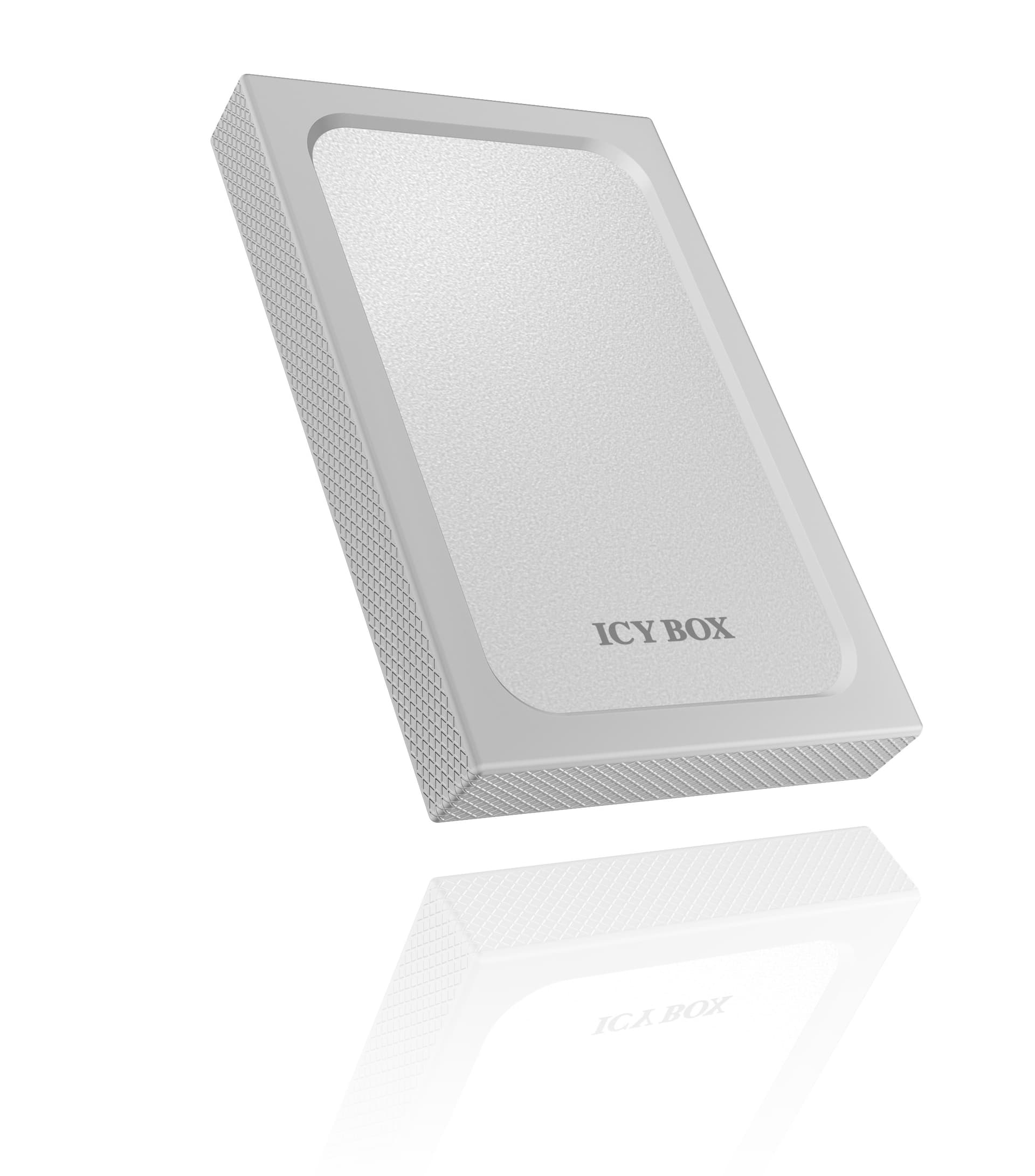 RACK HDD Icy Box SATA 2.5" la 1x USB 3.2 Gen 1, Manson silicon, aluminiu & plastic, antracit, "IB-254U3" — miniatură