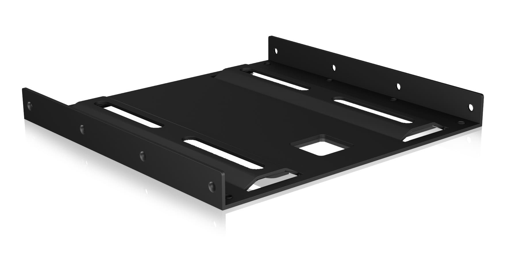 ADAPTOR Icy Box fixare HDD/ SSD 2.5 inch in bay de 3.5 inch, 1 x HDD/ SSD, metal, negru, "IB-AC653" — miniatură