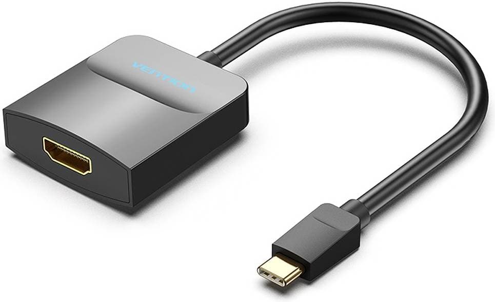 Adaptor video Vention, USB Type-C(T) la HDMI(M), 0.15m, rezolutie maxima 4K la 30Hz, conectori auriti, invelis PVC si ABS, negru, "TDCBB" - 6922794746121