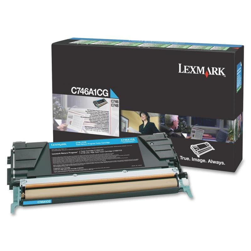 Toner Original Lexmark Cyan, C746A1CG, pentru C746|C748, 8K, "C746A1CG"