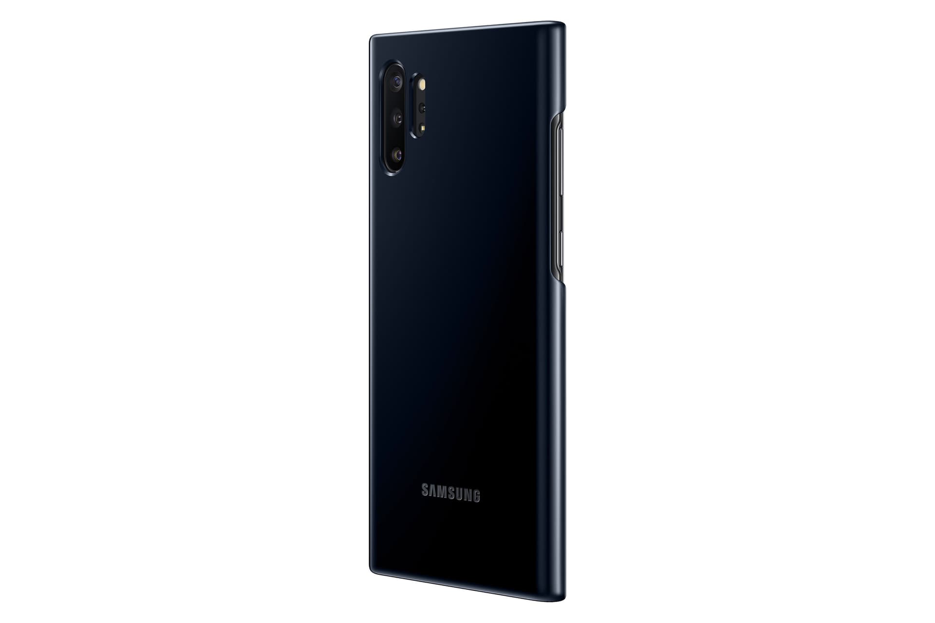 HUSE Smartphone Samsung SAMSUNG LED Protective Cover GALAXY Note10 Plus BLACK "EF-KN975CBEGWW" — miniatură