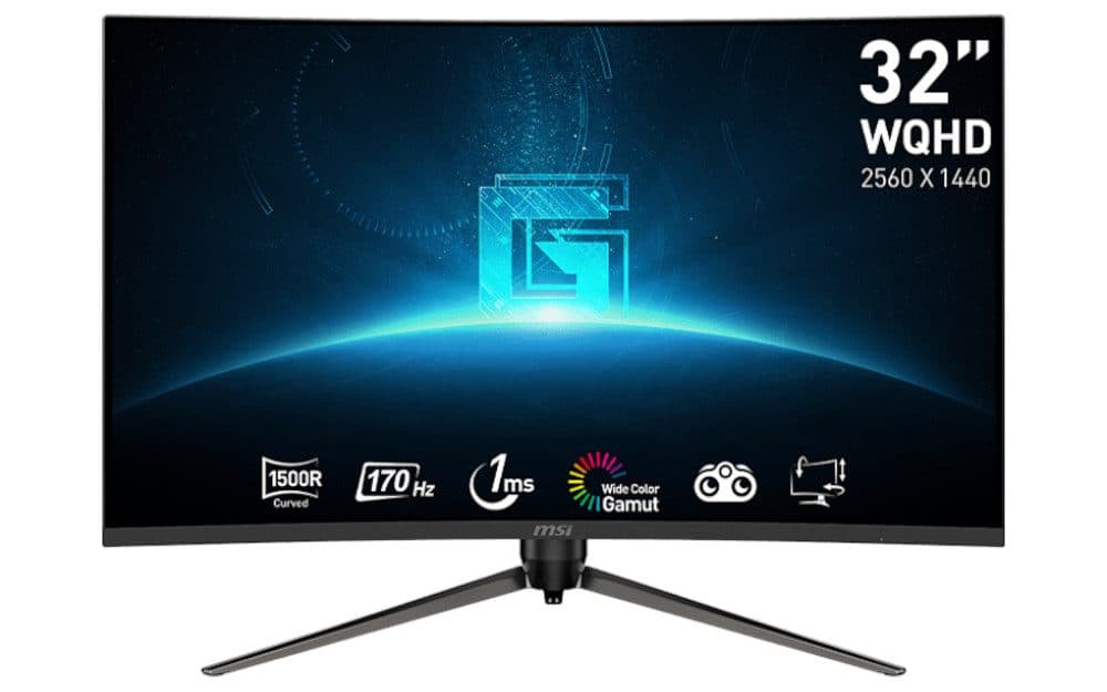 MONITOARE MSI - gaming 31.5inch VA WQHD Curved 1500R 170Hz 250cd/m2 4ms 2xHDMI 2.0 DP "G32CQ5P"