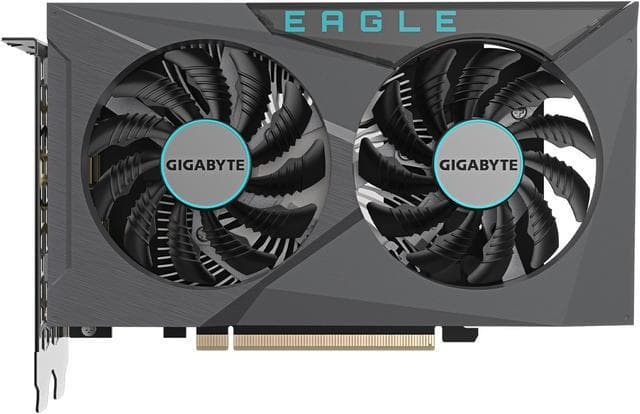 PLACI VIDEO Gigabyte GeForce RTX3050 EAGLE OC 6GB "GV-N3050EAGLE OC-6GD" — miniatură