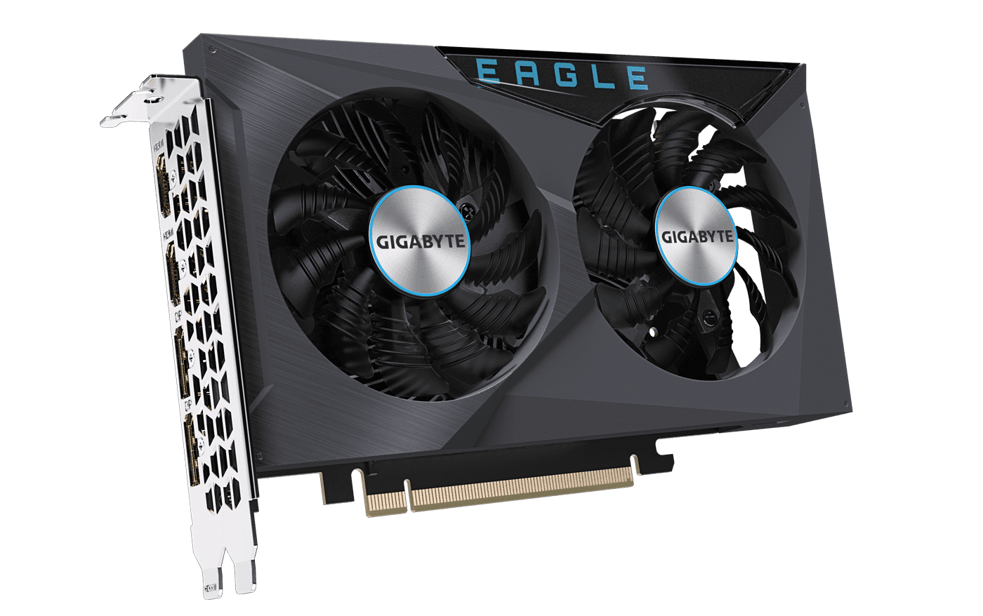 PLACI VIDEO Gigabyte GeForce RTX3050 EAGLE OC 6GB "GV-N3050EAGLE OC-6GD" — miniatură