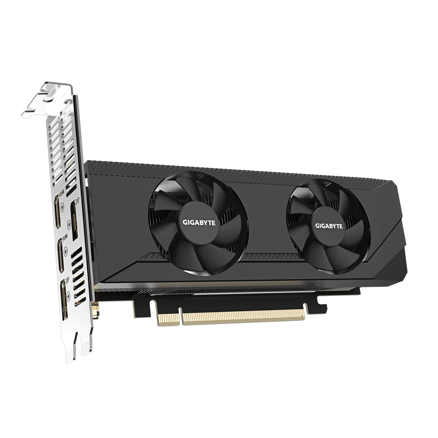 PLACI VIDEO Gigabyte GeForce RTX 3050 OC Low Profile 6G | 96-biti | 512 M x32 GDDR6 | 2x HDMI, 2x DP | PCI Express 4.0 x8 | Low profile 2 slot | Sursa recomandata: 300W | "N3050OC-6GL" — miniatură