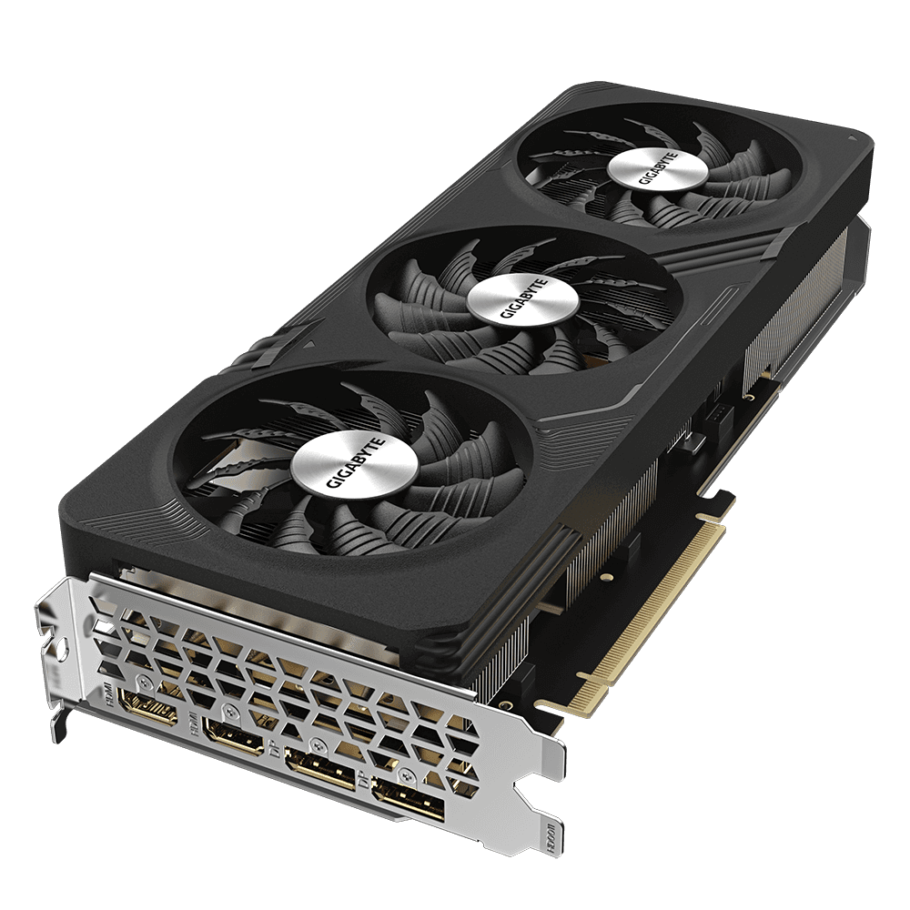 PLACI VIDEO Gigabyte Radeon RX 7600 XT GAMING OC 16G | GDDR6 | 128 bit | PCI-E 4.0 7680x4320|Sursa recomandata 600W | Conectori 8 Pin x2 | Output DP 2.1 x2, HDMI 2.1a x2 "R76XTGAMING OC-16GD" — miniatură