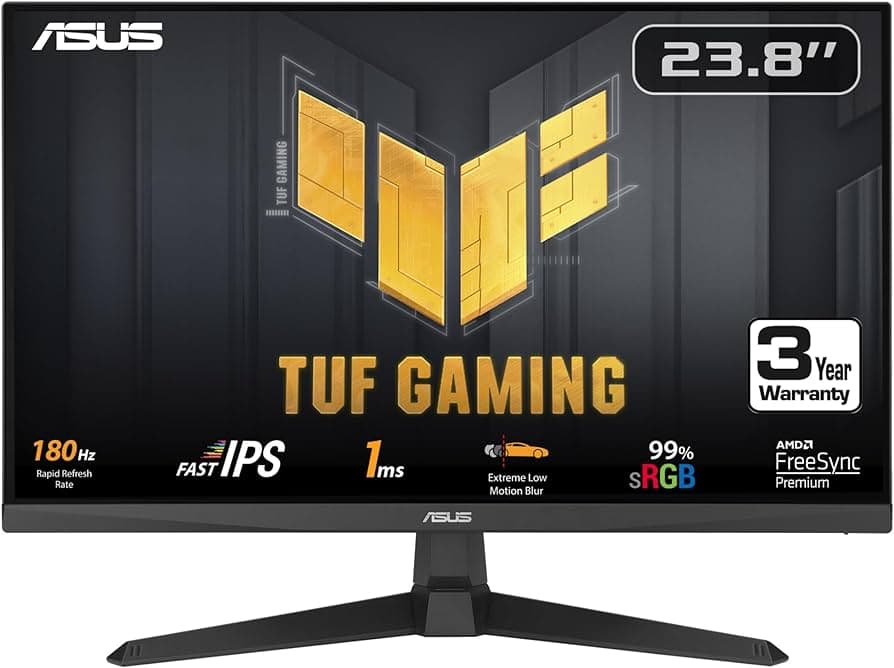 MONITOARE Asus - gaming 23.8 inch, IPS, WLED, 1920x1080, 16:9, 180Hz, 1 ms, 250 cd/m2, 1.000:1, 2W speakers, HDMI x2, DisplayPort x1, VESA: 100 x 100 "VG249Q3A"