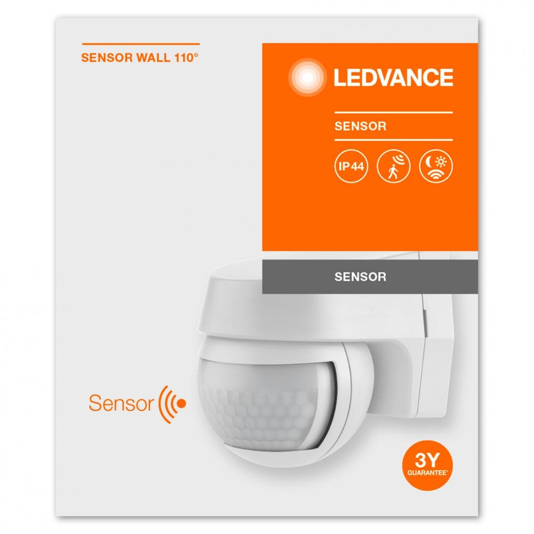 SENSOR WALL 110DEG IP44 WT LEDV "000004058075244733"