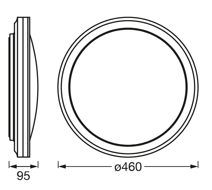 SMART WIFI ORBIS CIRCLE460 RGBTW WTLEDV "000004058075573871" — miniatură