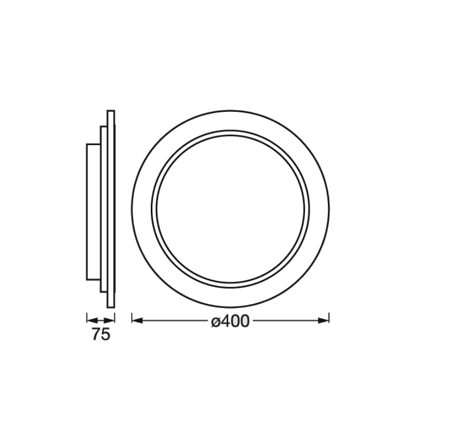SMART WIFI ORBIS WOOD 400 TW FS1 LEDV "000004058075754751" — miniatură