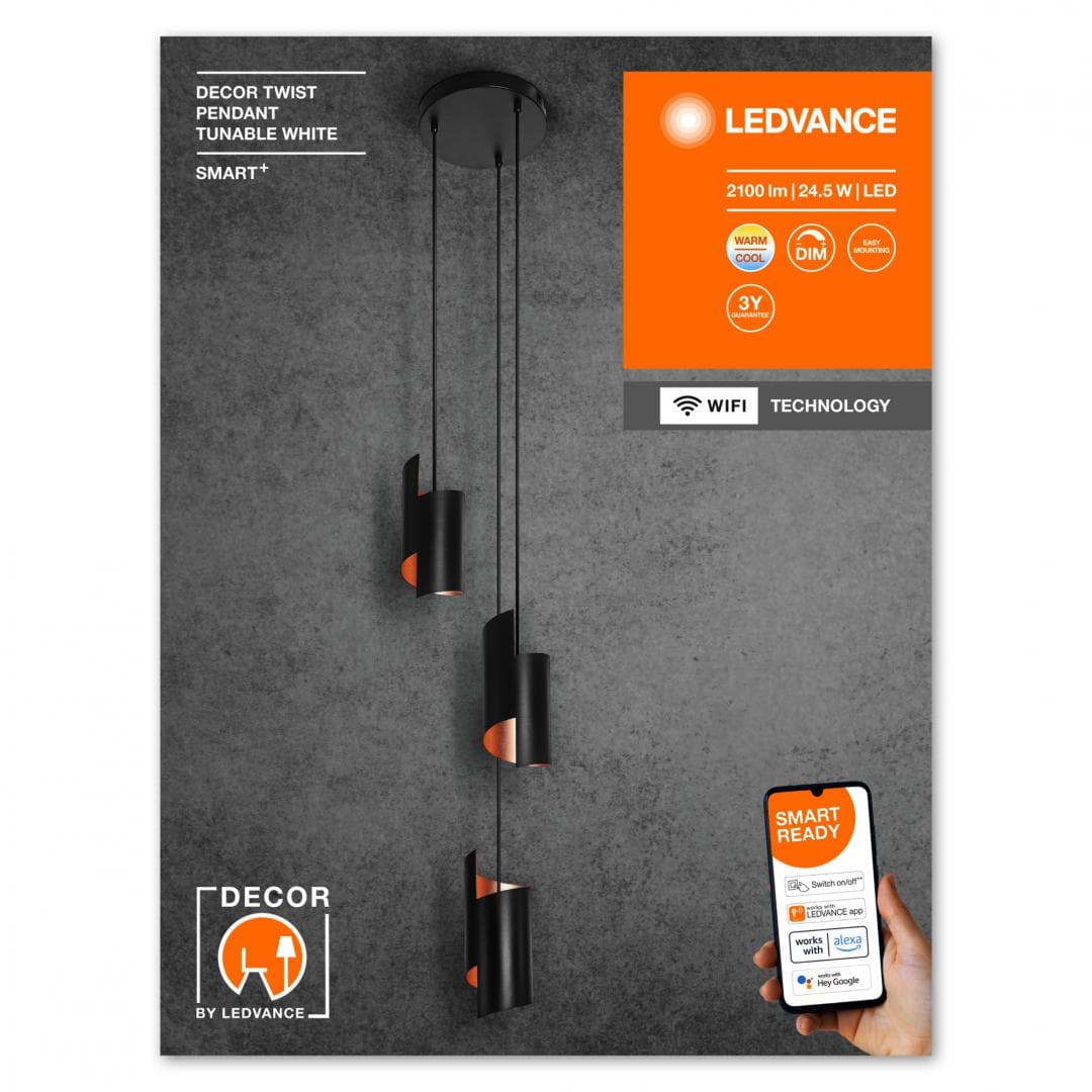 SMART WIFI DECOR TWIST PENDANT TWBKLEDV "000004058075757400"