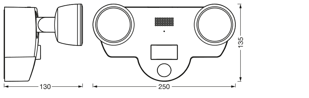 SMART OUTD WIFI MULTI SPOT CAM LEDV "000004058075763487" — miniatură