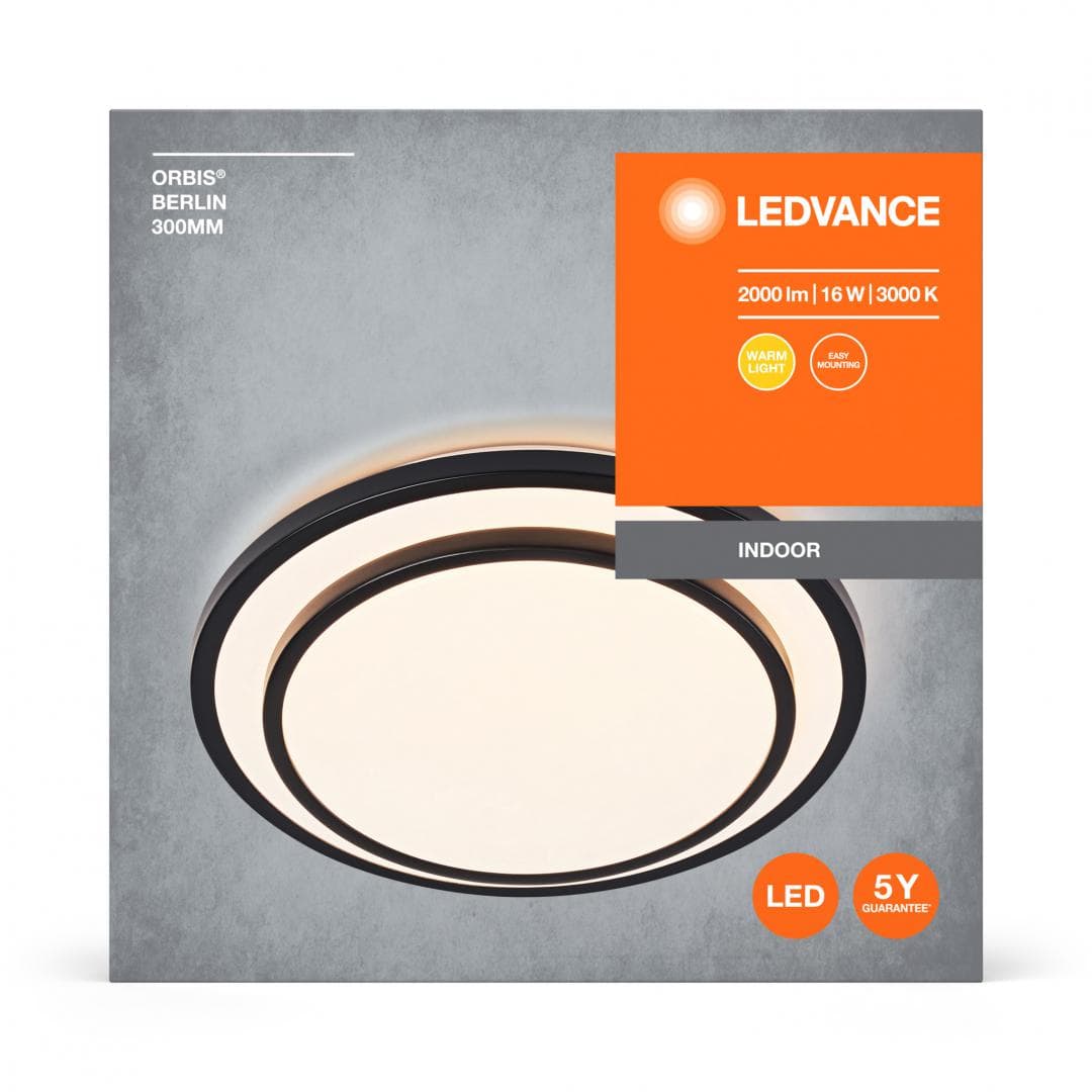 ORBIS BERLIN 300MM 16W 830 BK LEDV "000004058075829329"