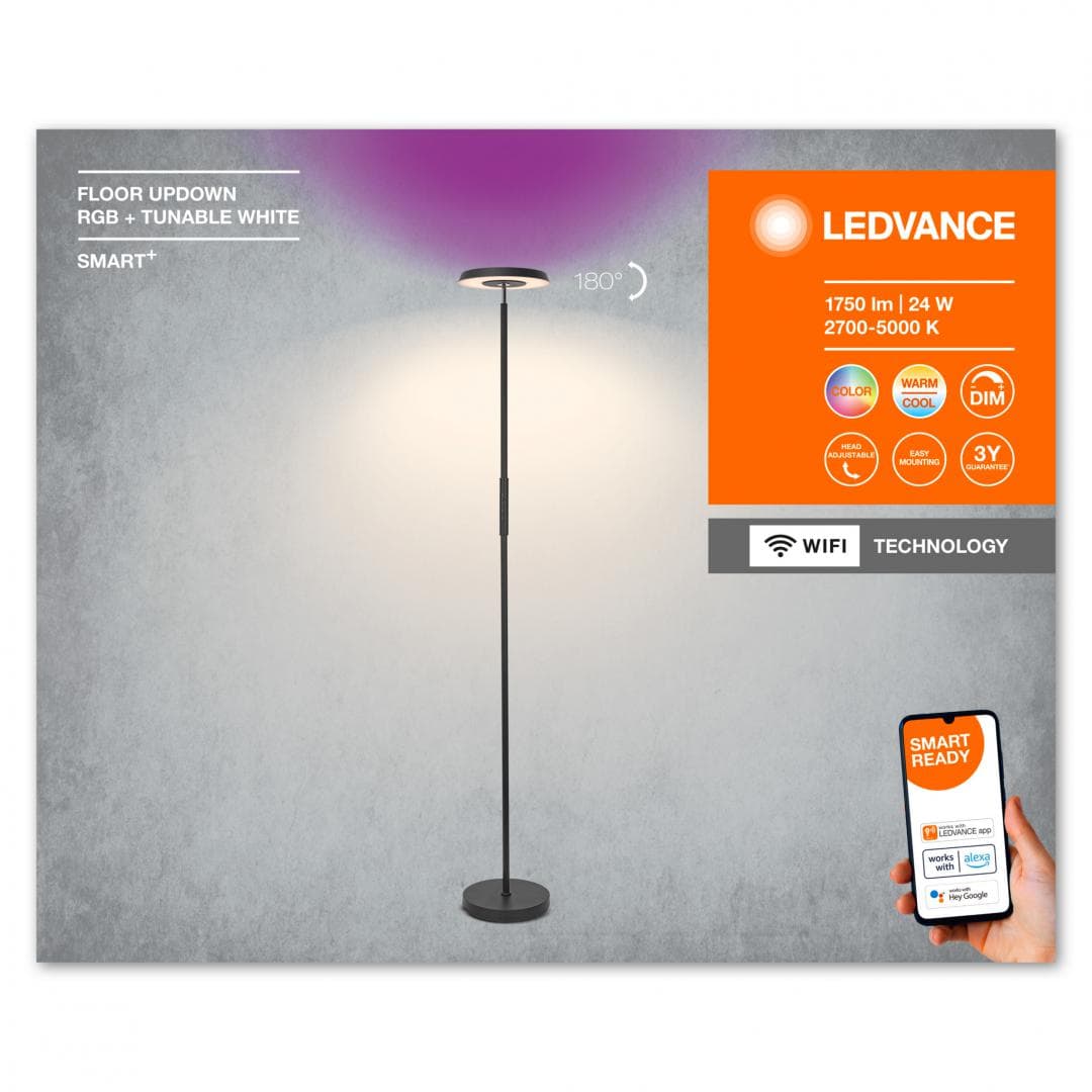SMART WIFI FLOOR UPDOWN RGB TW BK LEDV "000004099854096518"