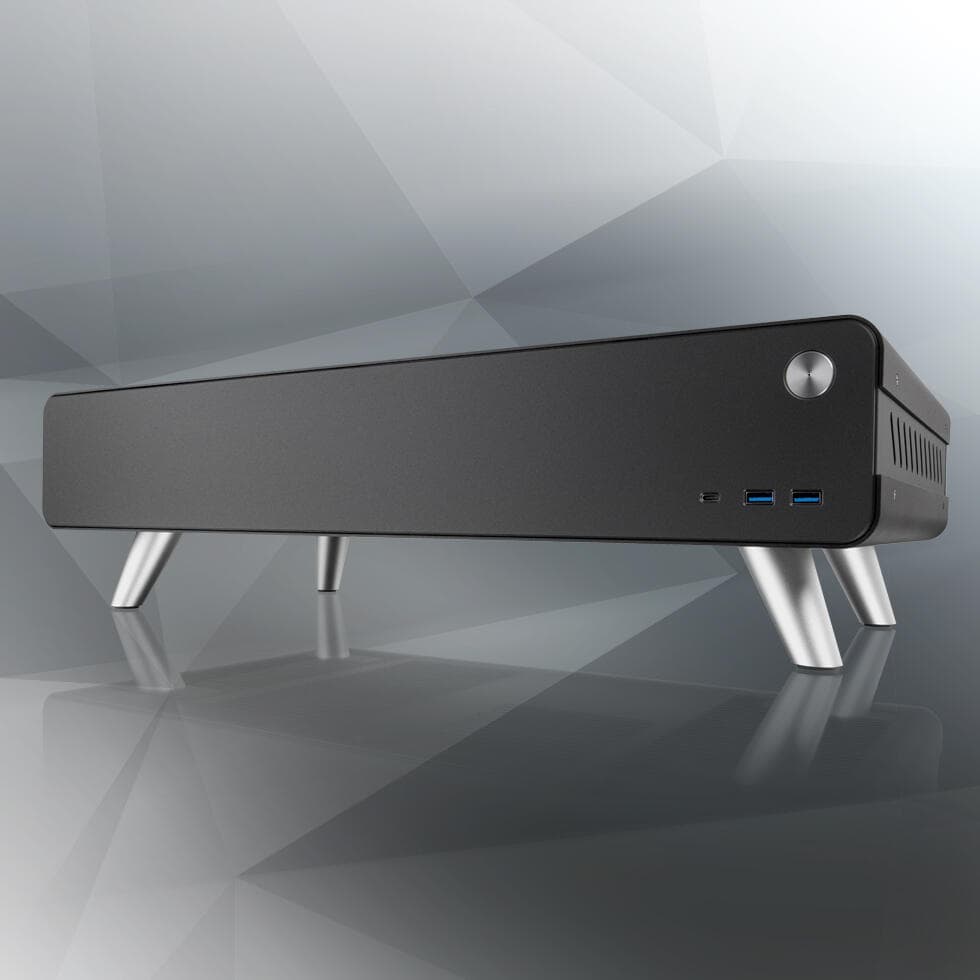 Carcasa RAIJINTEK Pan Slim - negru "0R20B00210" — miniatură