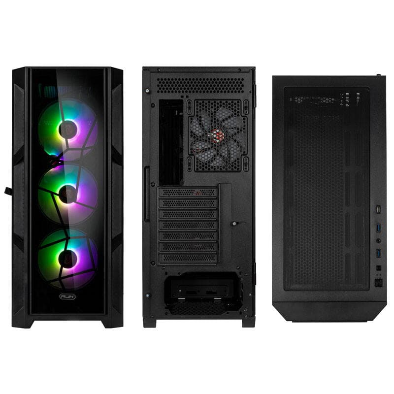 Carcasa RAIJINTEK PONOS ULTRA TG4, ATX, Negru "0R20B00225" — miniatură