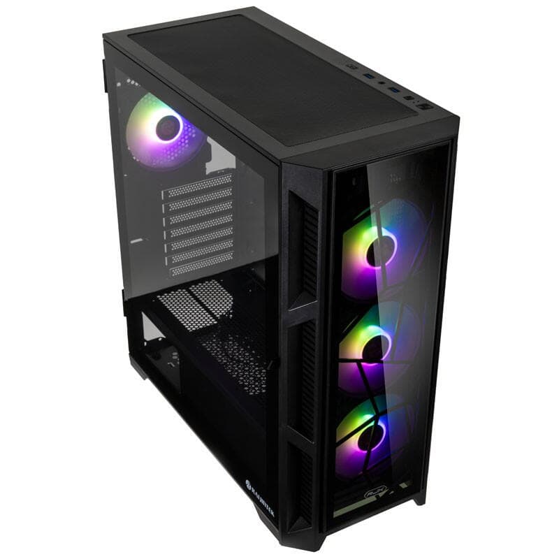 Carcasa RAIJINTEK PONOS ULTRA TG4, ATX, Negru "0R20B00225" — miniatură