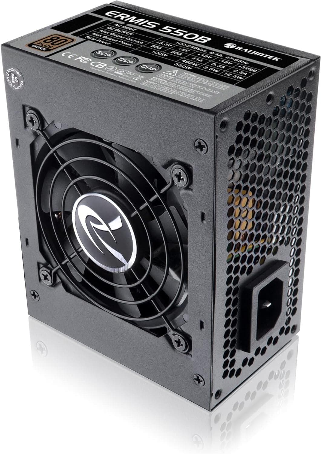Sursa RAIJINTEK ERMIS 550B, SFX, 80 PLUS Bronze, 550W "0R30B00002" — miniatură