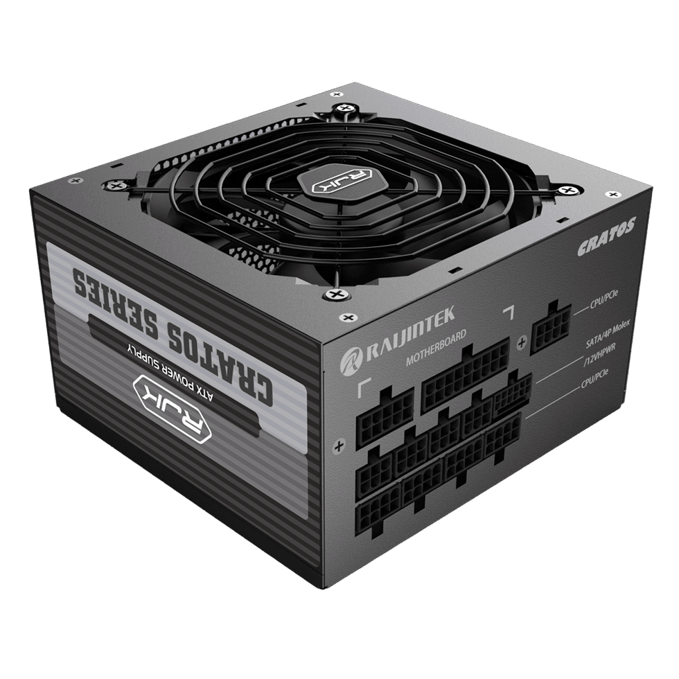 Sursa RAIJINTEK CRATOS 850 Black, ATX, 80 PLUS GOLD, 850W, PCIe 5.0, Full Modulara "0R30B00007"