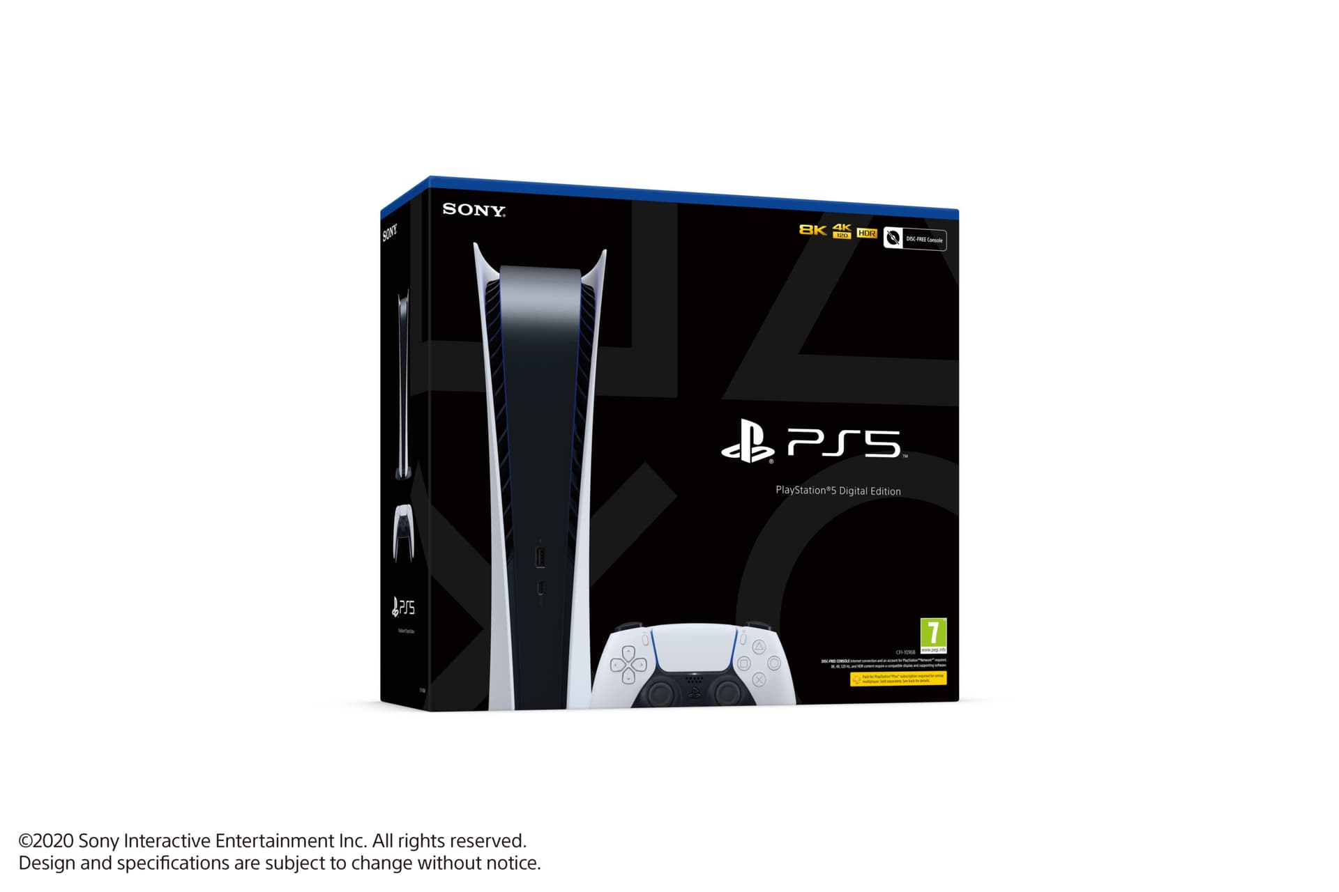 PlayStation 5 PS5 825 Sony GB SSD - Digital Edition 46501036 — miniatură