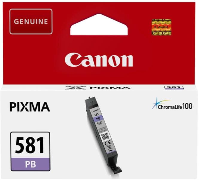 Cartus Cerneala Original Canon Photo Blue, CLI-581PB, pentru TS6150|TS8150|TS9150|TR7550|TR8550, 1.66K"2107C001AA"