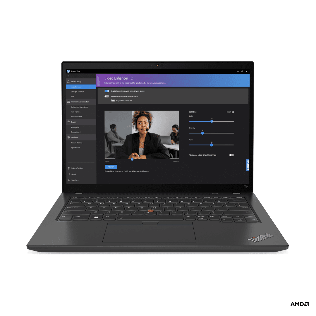 LENOVO ThinkPad T14 G4 Intel Core i5-1335U 14inch WUXGA AG 16GB 512GB SSD M.2 Intel UHD Graphics Wi-Fi 6E + BT FPR W11P 3Y Premier "21HD004ARI" ( — miniatură