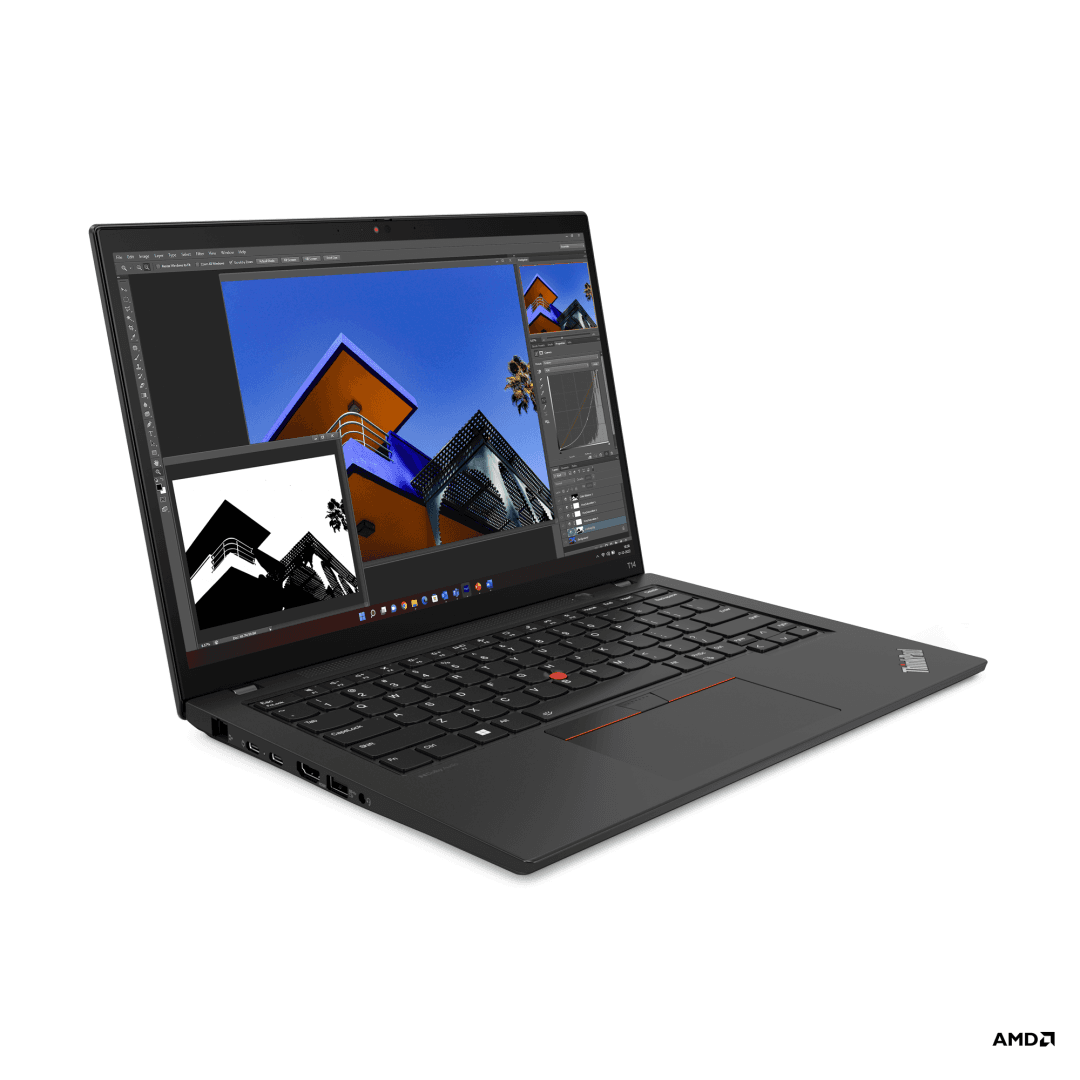 LENOVO ThinkPad T14 G4 Intel Core i5-1335U 14inch WUXGA AG 16GB 512GB SSD M.2 Intel UHD Graphics Wi-Fi 6E + BT FPR W11P 3Y Premier "21HD004ARI" ( — miniatură