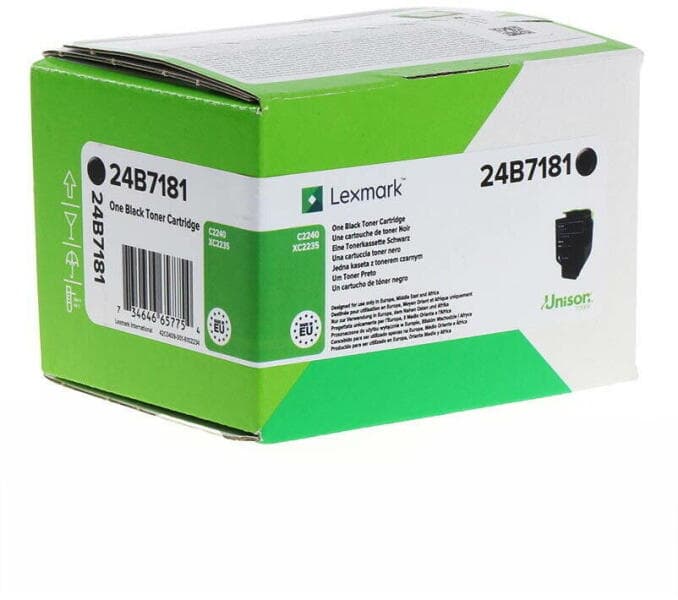 Toner Original Lexmark Black, 24B7181, pentru C2240|XC2235, 9K"24B7181"
