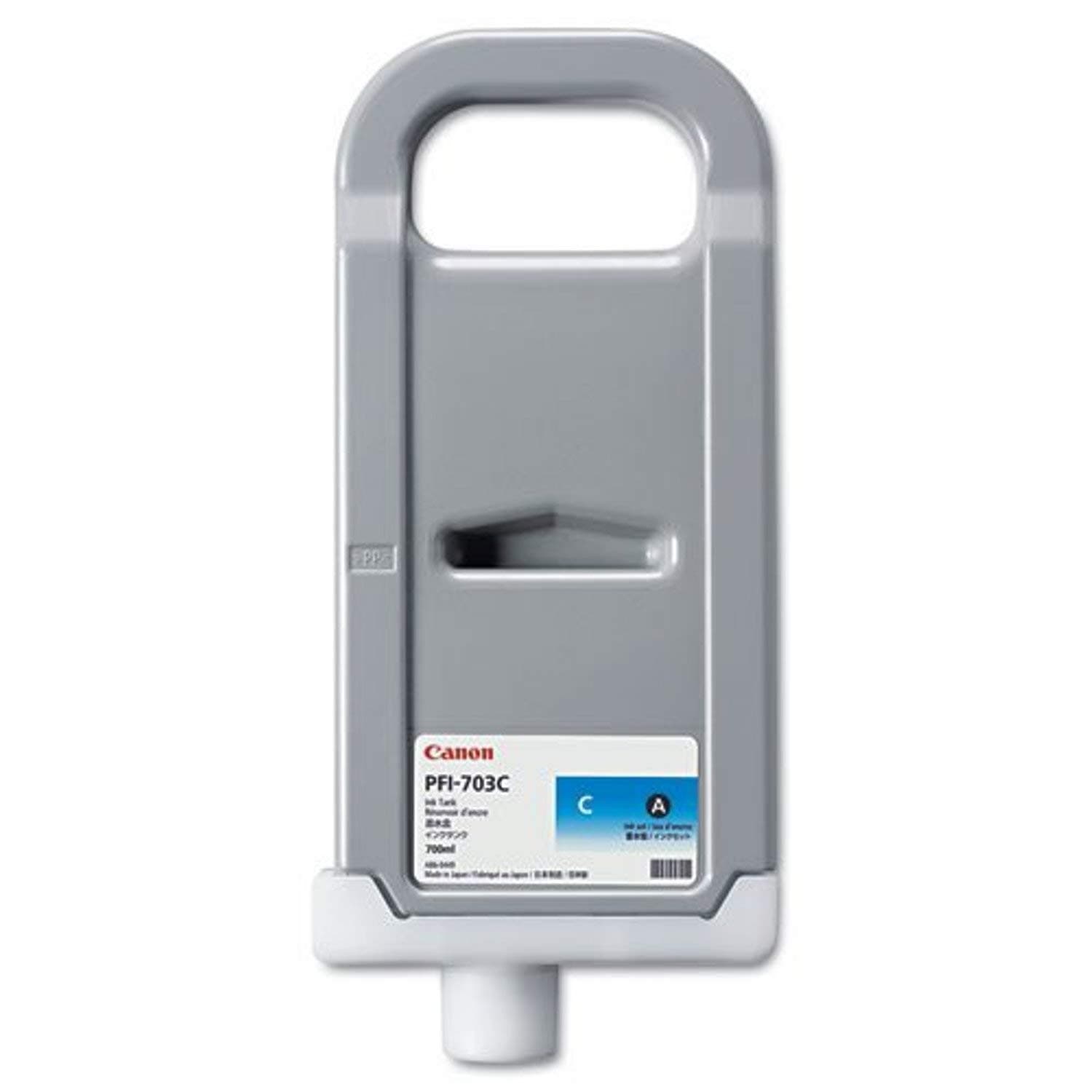 Cartus Cerneala Original Canon Cyan, PFI-703C, pentru IPF 810|IPF 815|IPF 820|IPF 825, 700ml,NOPP, "2964B001AA"