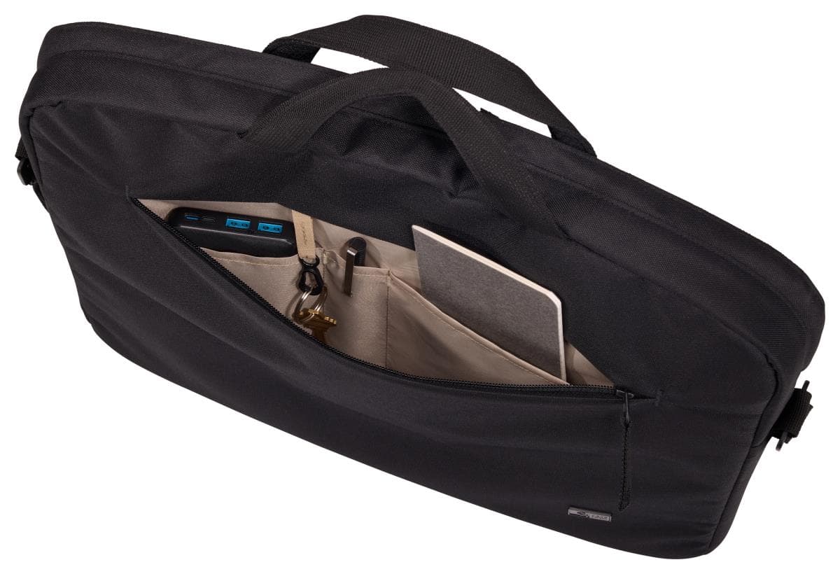 GEANTA CASE LOGIC Invigo, pt. notebook de max. 15.6 inch, 1 compartiment, buzunar frontal, waterproof, poliester, negru,3205103 "INVIA116 BLACK" — miniatură