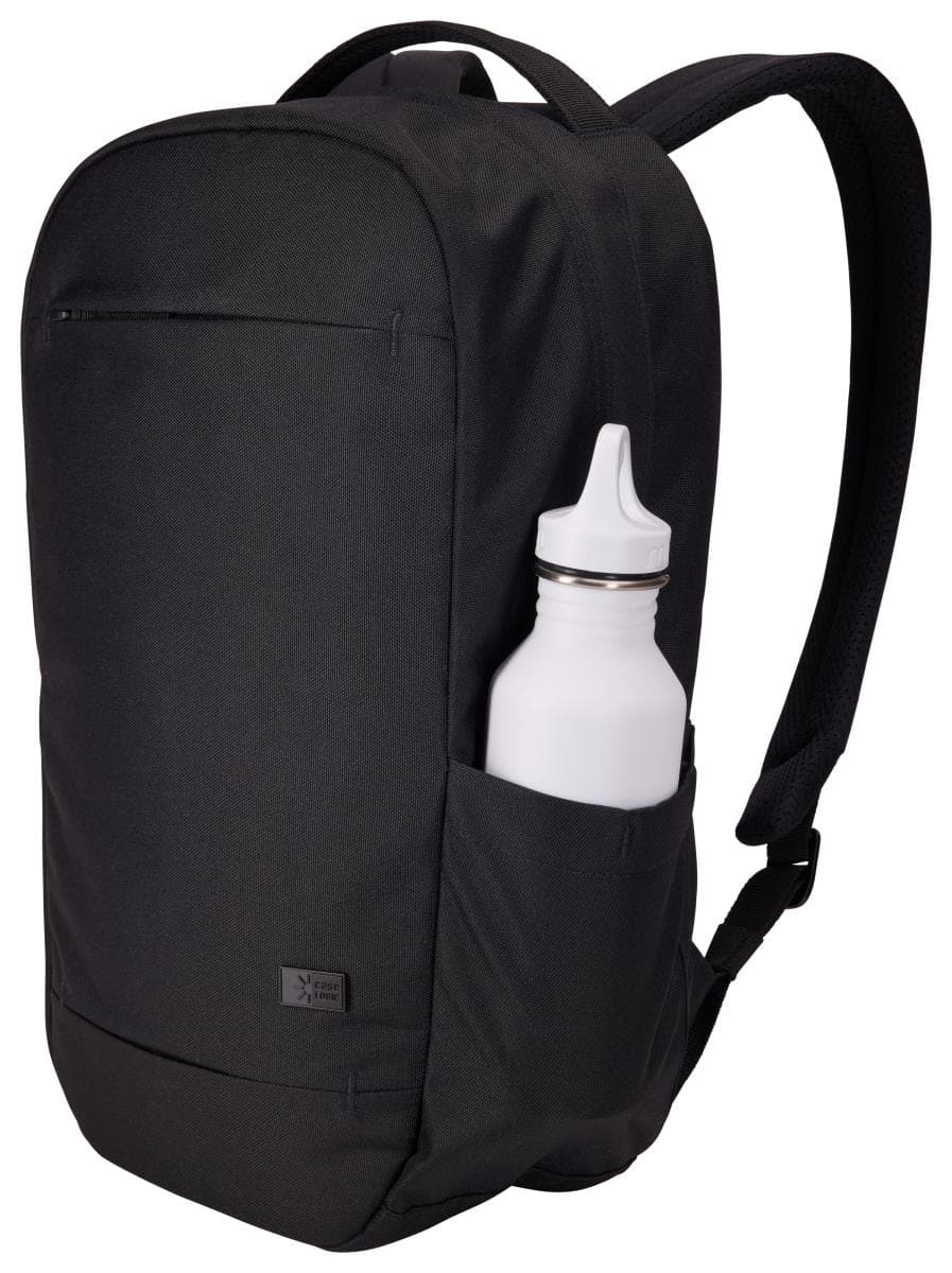 RUCSAC CASE LOGIC Invigo, pt. notebook de max. 14 inch, 1 compartiment, buzunar frontal x 2 | buzunar lateral, waterproof, nylon, negru, 3205104 "INVIBP114 BLACK" — miniatură
