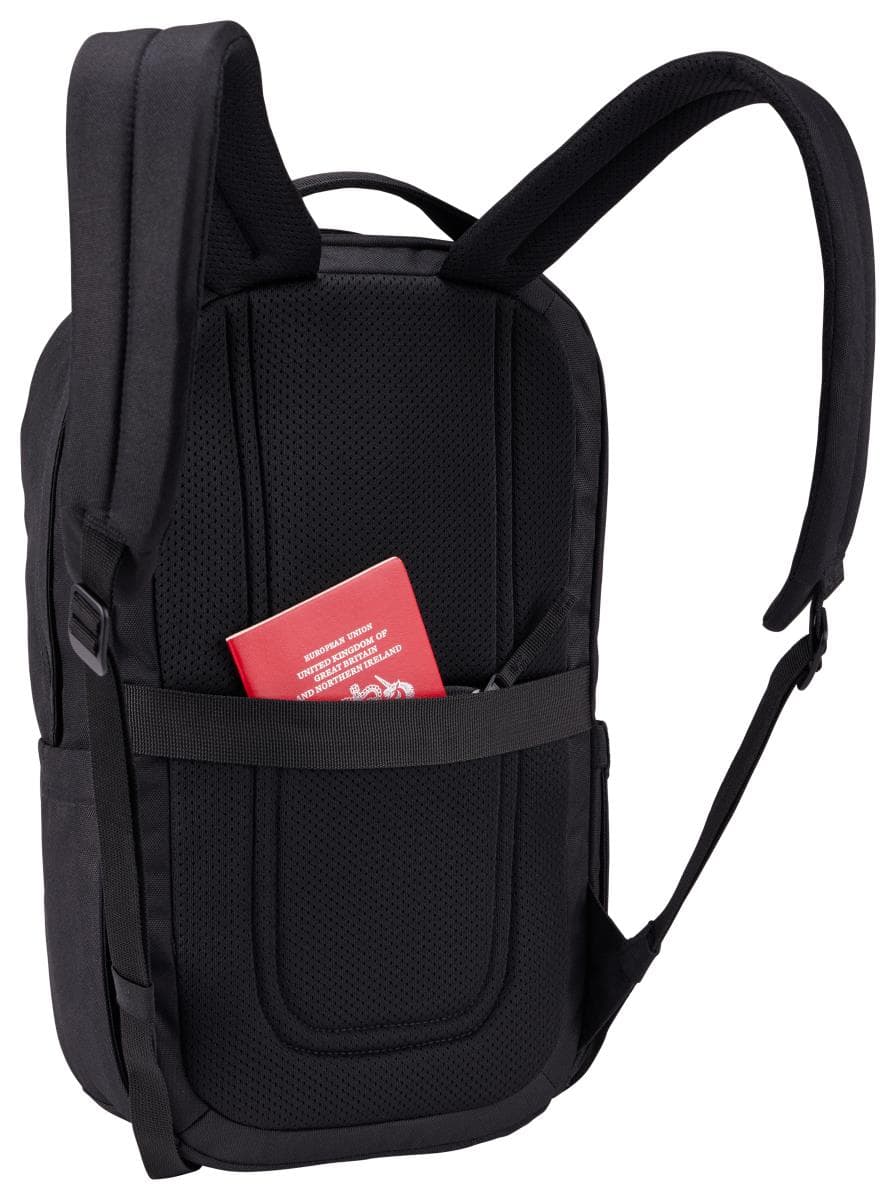 RUCSAC CASE LOGIC Invigo, pt. notebook de max. 14 inch, 1 compartiment, buzunar frontal x 2 | buzunar lateral, waterproof, nylon, negru, 3205104 "INVIBP114 BLACK" — miniatură