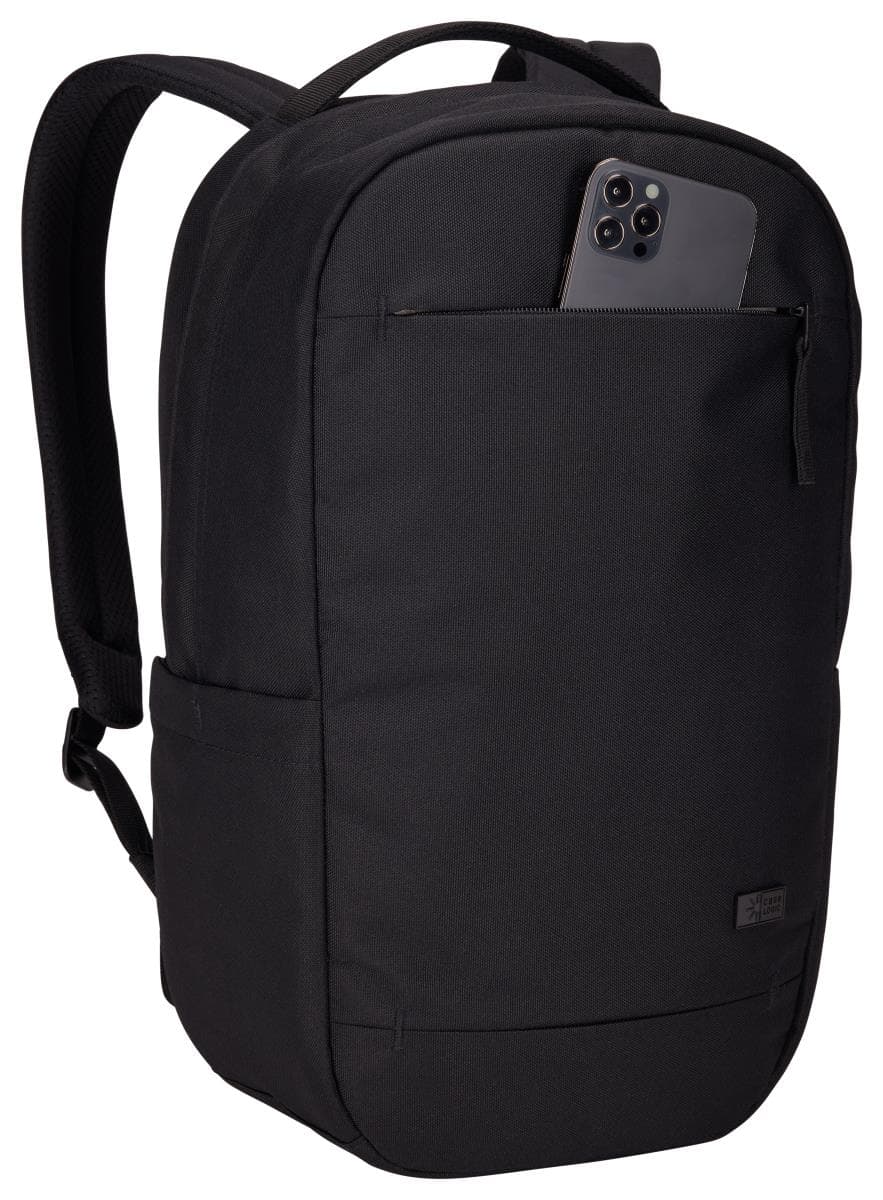 RUCSAC CASE LOGIC Invigo, pt. notebook de max. 14 inch, 1 compartiment, buzunar frontal x 2 | buzunar lateral, waterproof, nylon, negru, 3205104 "INVIBP114 BLACK"
