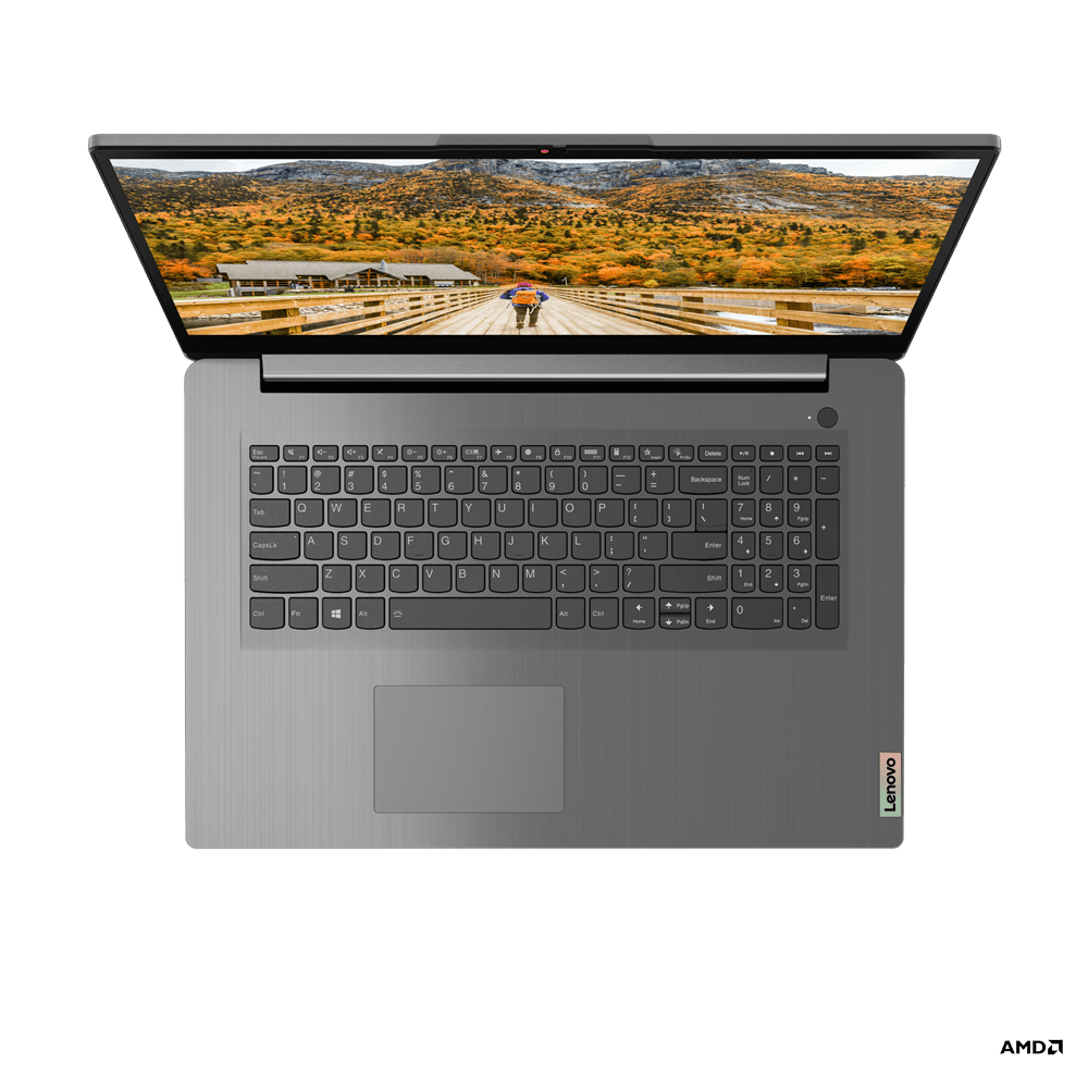 NOTEBOOK Lenovo IdeaPad 3 17ALC6 cu procesor AMD RyzenTM 7 5700U, 17.3", Full HD, IPS, 12GB, 512GB SSD, AMD RadeonTM Graphics, No OS, Arctic Grey "82KV00GXRM" (