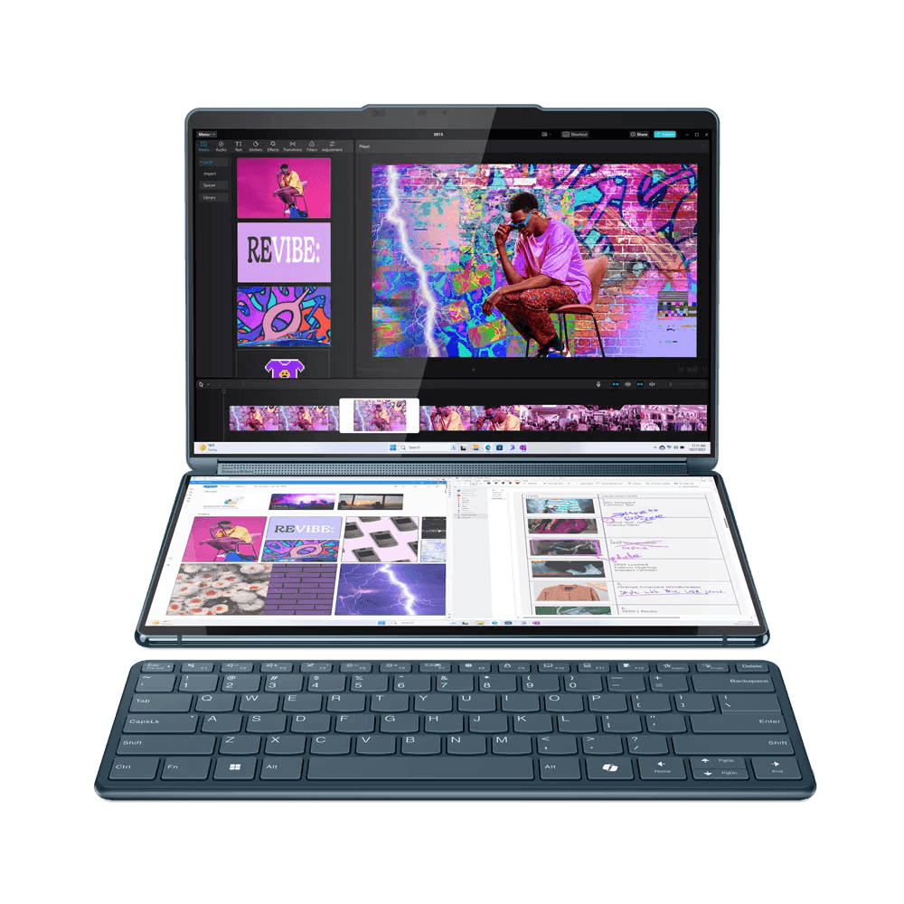 NOTEBOOK Lenovo YG Book9 13T 2.8K U7 155U 16 1T UMA W11H "83FF002NRM" ( — miniatură