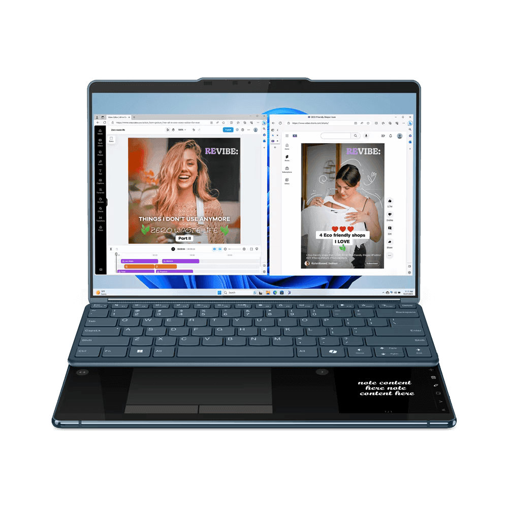 NOTEBOOK Lenovo YG Book9 13T 2.8K U7 155U 16 1T UMA W11H "83FF002NRM" ( — miniatură
