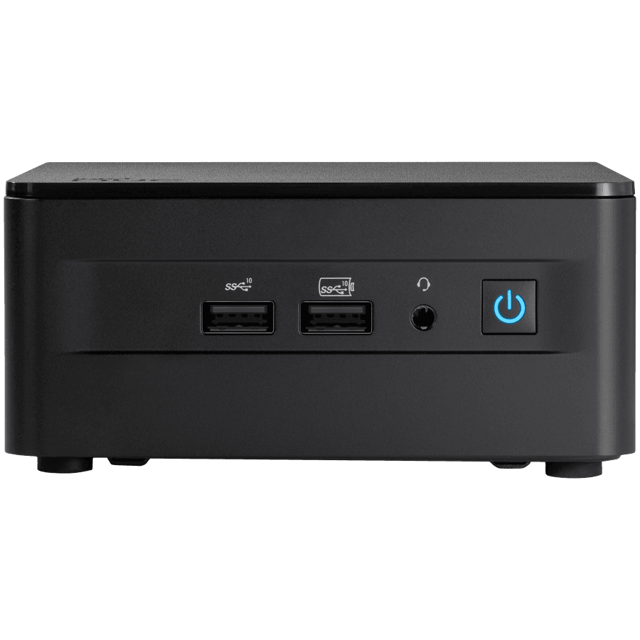 ASUS NUC 13 Pro Kit NUC13ANHi5, Core i5-1340P Processor, 4xUSB, M.2 22x80 NVMe; 22x42 SATA, 2.5 SATA slot, 2,5Gbe LAN, 2xHDMI, 2x Thunderbolt 4 (USB-C+DP) "90AB3ANH-MR6100"