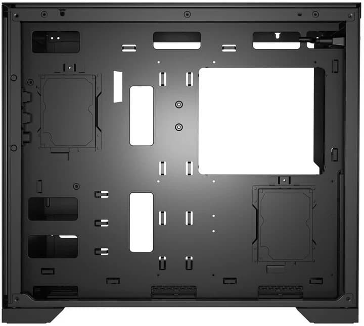 CARCASA FORTRON Middle Tower, E-ATX/ATX, "CMT580", fara sursa, USB 3.0 x 2, USB Type-C x 1, 120mm x 4 fan, HD-audio, negru, "POC0000163" — miniatură