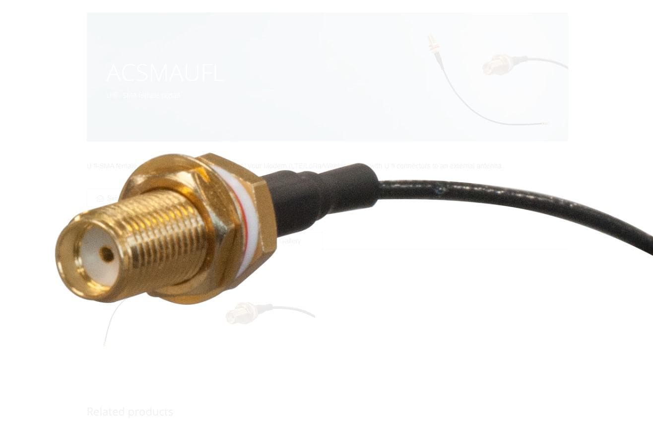 CABLE SMA FEMALE PIGTAIL/ACSMAUFL MIKROTIK "ACSMAUFL" — miniatură