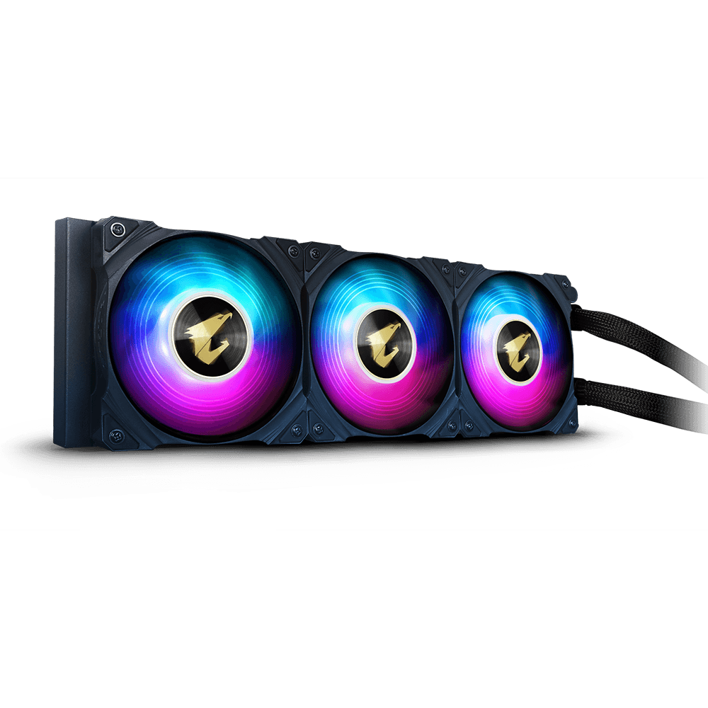 Cooler GIGABYTE AORUS WATERFORCE 360, Racire cu lichid, 360mm "AORUS WATERFORCE 360" — miniatură