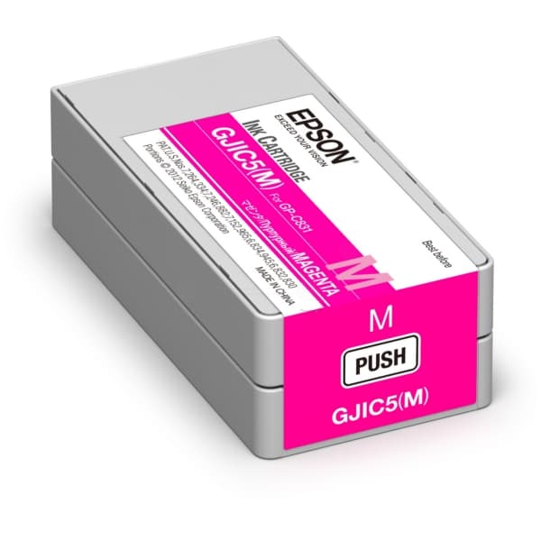 Cartus Cerneala Original Epson Magenta, GJIC5M, pentru ColorWorks C831|GP-M831, "C13S020565"