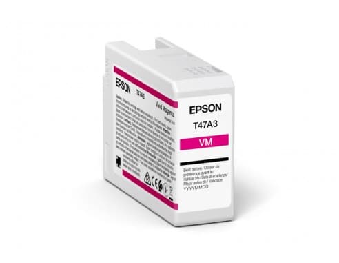 Cartus Cerneala Original Epson Magenta, T47A3, pentru UltraChrome Pro 10, 50ml, "C13T47A300"