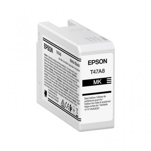 Cartus Cerneala Original Epson Matte Black, T47A8, pentru UltraChrome Pro 10, 50ml, "C13T47A800"