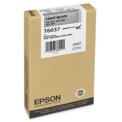 Cartus Cerneala Original Epson Light Black, pentru, "C13T603700"