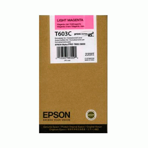 Cartus Cerneala Original Epson Light Magenta, pentru, "C13T603C00"