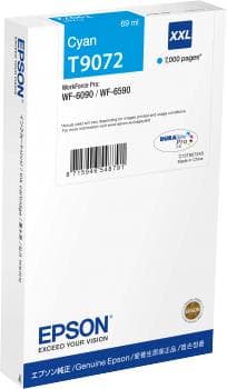Cartus Cerneala Original Epson Cyan, T9072, pentru WF-6590DWF, 7K, "C13T907240"