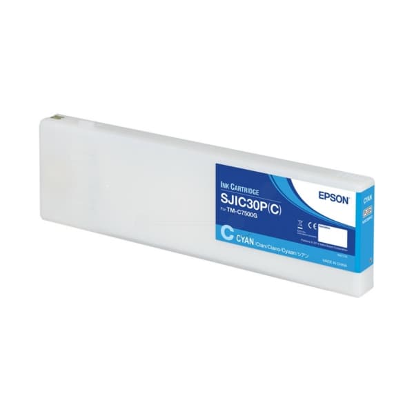 Cartus Cerneala Original Epson Cyan, SJIC30P, pentru &nbsp;TM-C7500G, 294.3ml, "C33S020640"