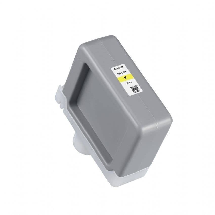 Cartus Cerneala Original Canon Yellow, PFI-110Y, pentru IPF TX-2000|IPF TX-3000|IPF TX-4000, 160ml,NOPP, "CF2367C001AA"