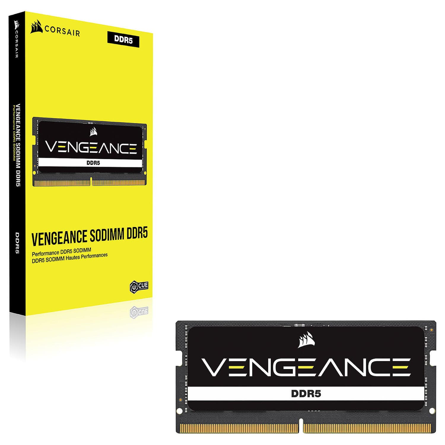 Memorie Notebook Memorie Corsair Vengeance SO-DIMM, 32GB, DDR5, 5200MHz, CL44 "CMSX32GX5M1A5200C44" — miniatură